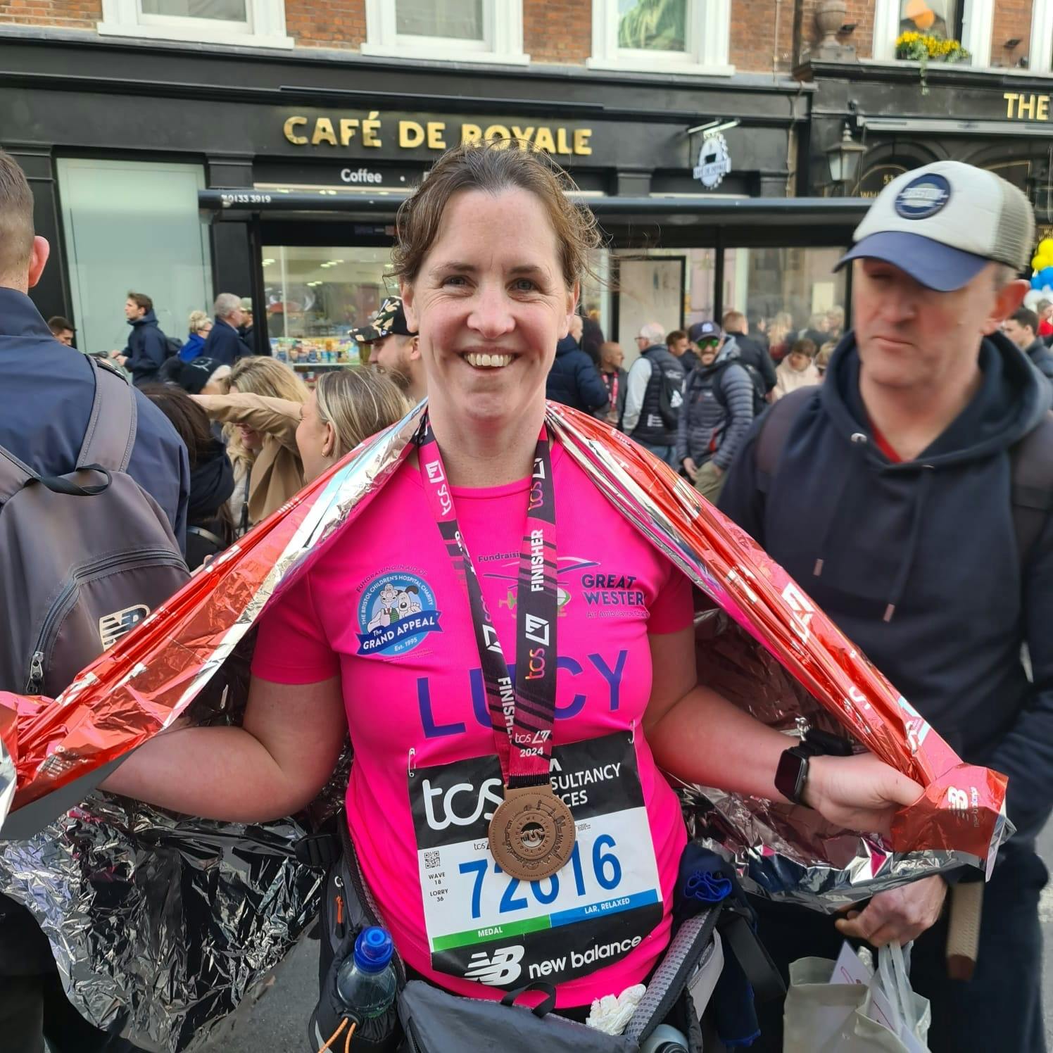 Lucy Halliday completes London Marathon